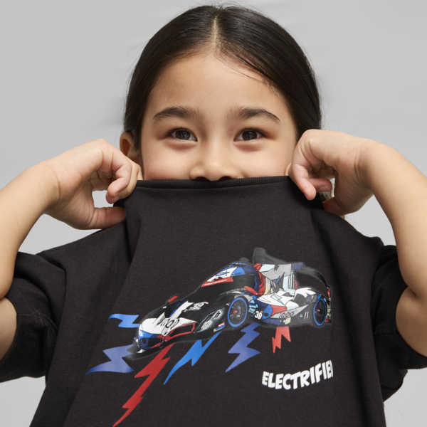 Playera niños BMW M Motorsport, PUMA Black, large-MEX