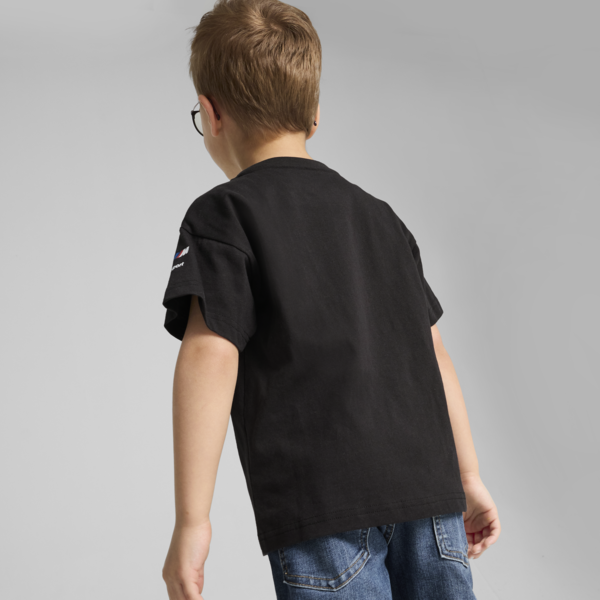 Playera niños BMW M Motorsport, PUMA Black, large-MEX