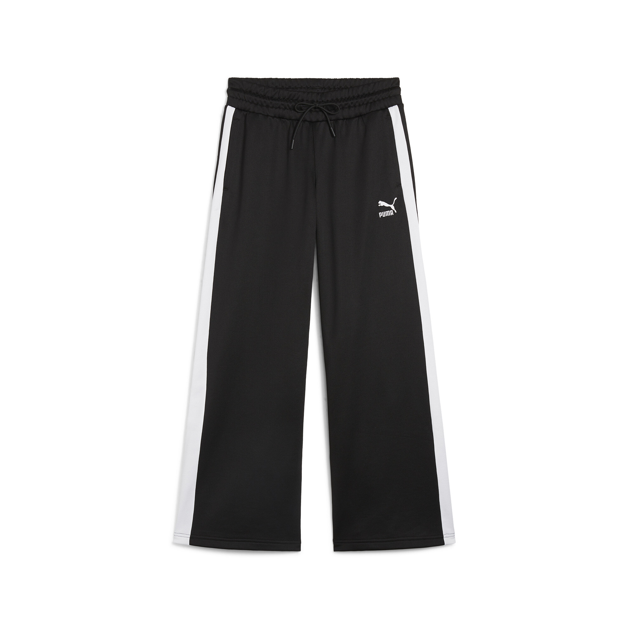 Women's Puma T7's Low Rise Track Pants, Black, Size XL, Clothing