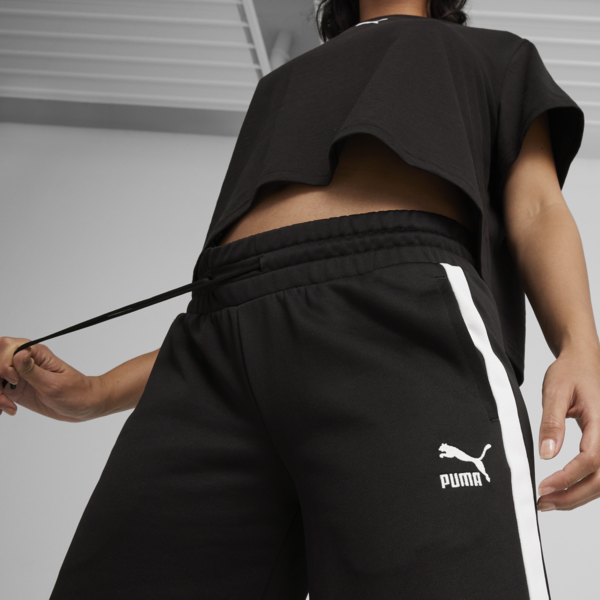 T7 Women's Low Rise Track Pants, PUMA Black, large-ZAF