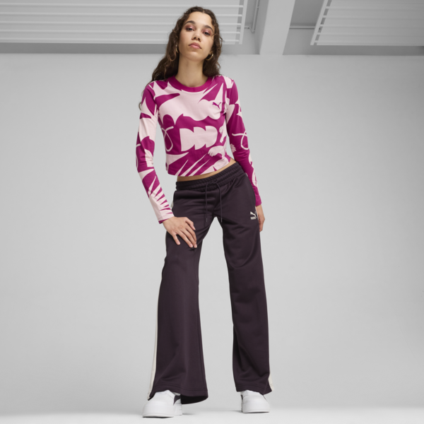 Pants T7 para mujer, Midnight Plum, large-MEX