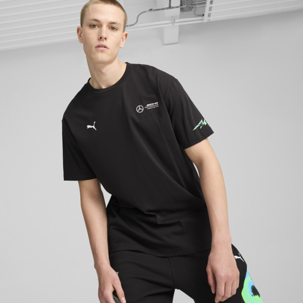 Mercedes-AMG Petronas F1® Neon Energy Tee Men, PUMA Black, large-ZAF