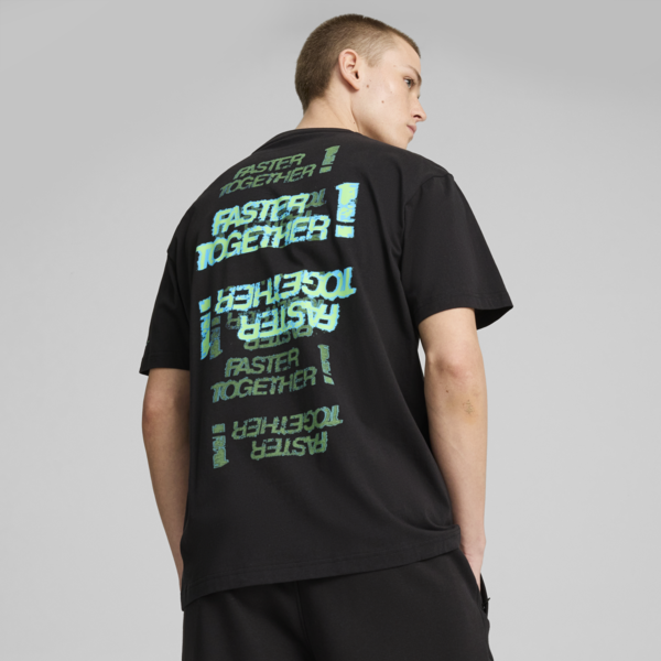 Mercedes-AMG Petronas F1® Neon Energy Tee Men, PUMA Black, large-ZAF