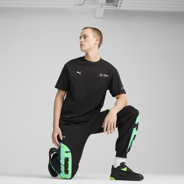 Mercedes-AMG Petronas F1® Neon Energy Tee Men, PUMA Black, large-ZAF
