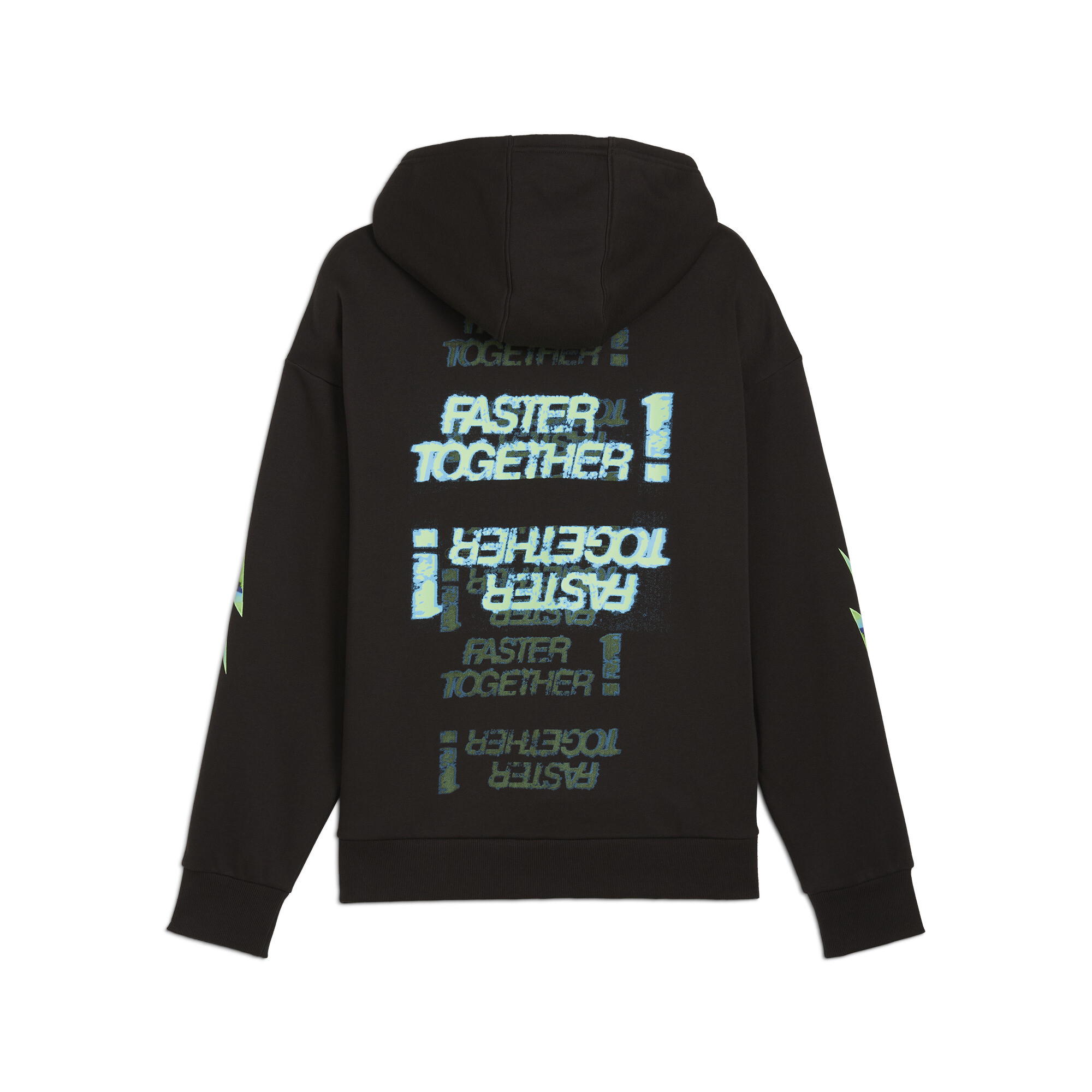 Mercedes-AMG Petronas F1® Neon Energy hoodie voor Heren, Zwart, Maat XL | PUMA