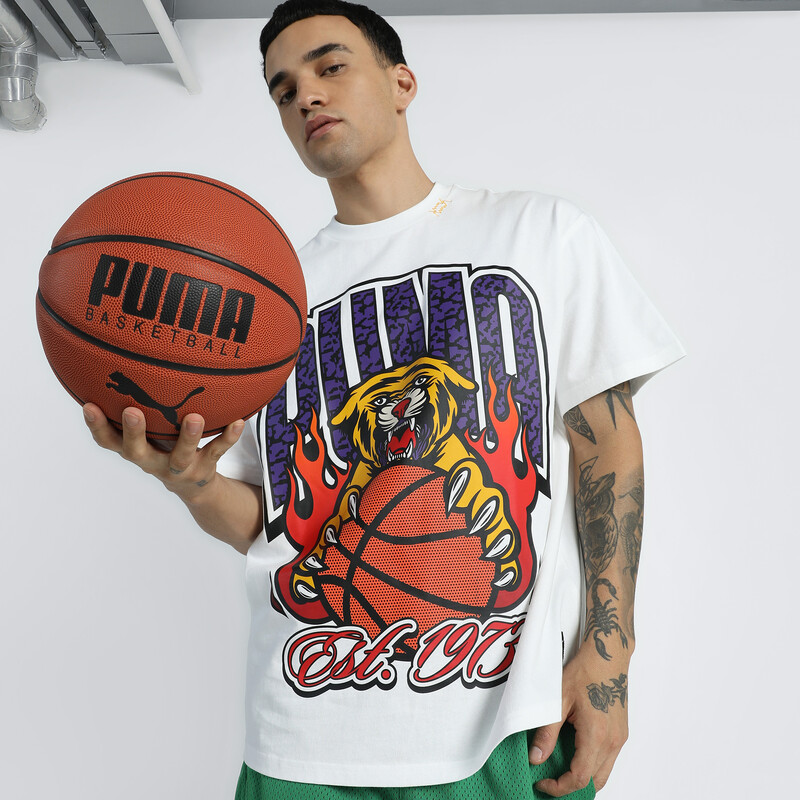 

Men's PUMA Crowd Craze Oversized Fit Basketball Tee