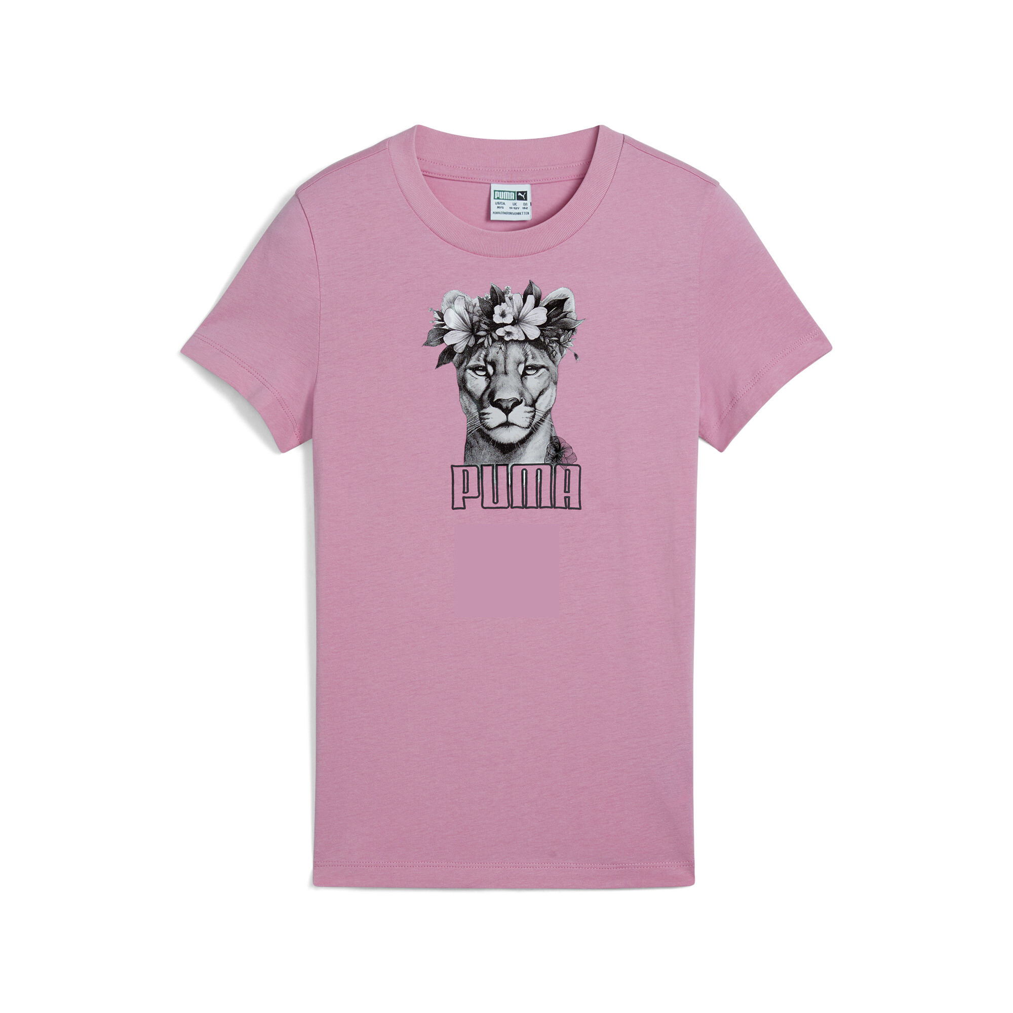 Puma GRAPHICS Flower Crown T-Shirt Teenager Für Damen Für Kinder | Mit Print | Mauved Out | Größe: 11-12Y