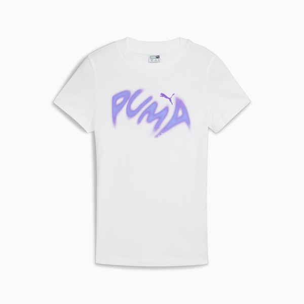 Playera Adolescente GRAPHICS Warped, PUMA White, large-MEX