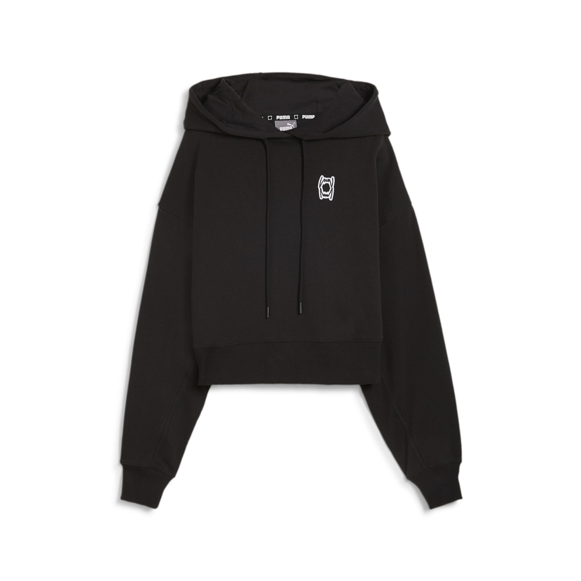 Sudadera de básquetbol con gorra para mujer en Talla Mediano en Negro | PUMA