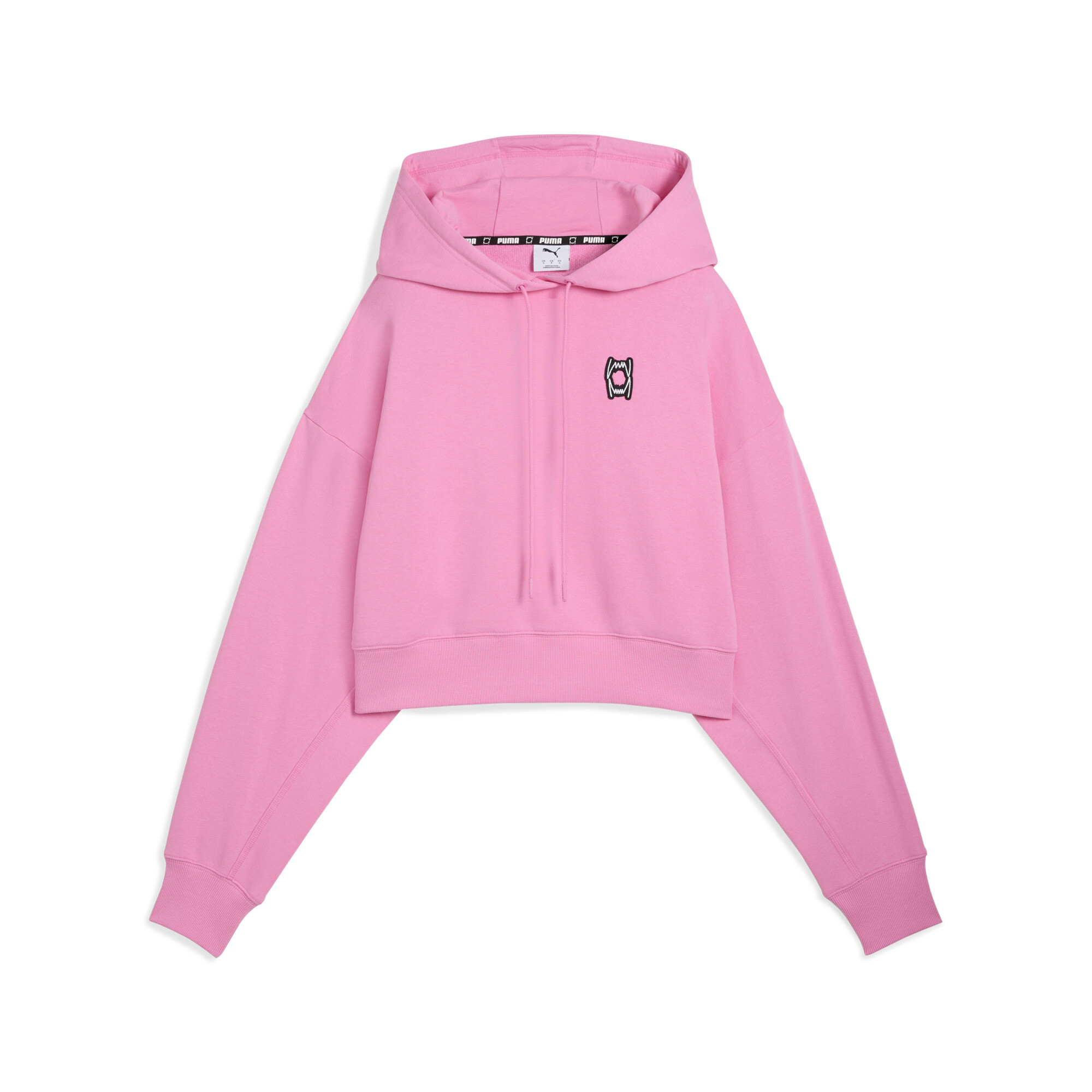 PUMA Pivot basketbalhoodie voor Dames, Roze, Maat S thumbnail 3