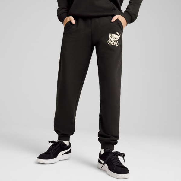 Essentials+ MID 90s Sweatpants Youth, PUMA Black, large-ZAF