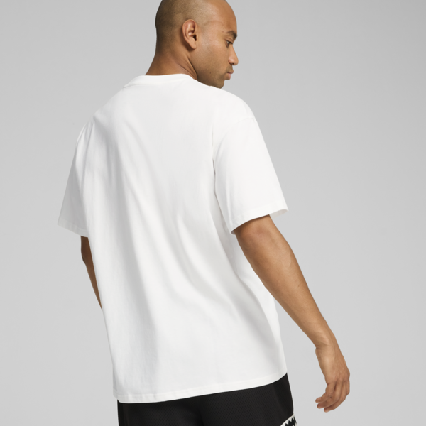 Remera de basketball Dylan Got Game para hombre, PUMA White, large-ARG