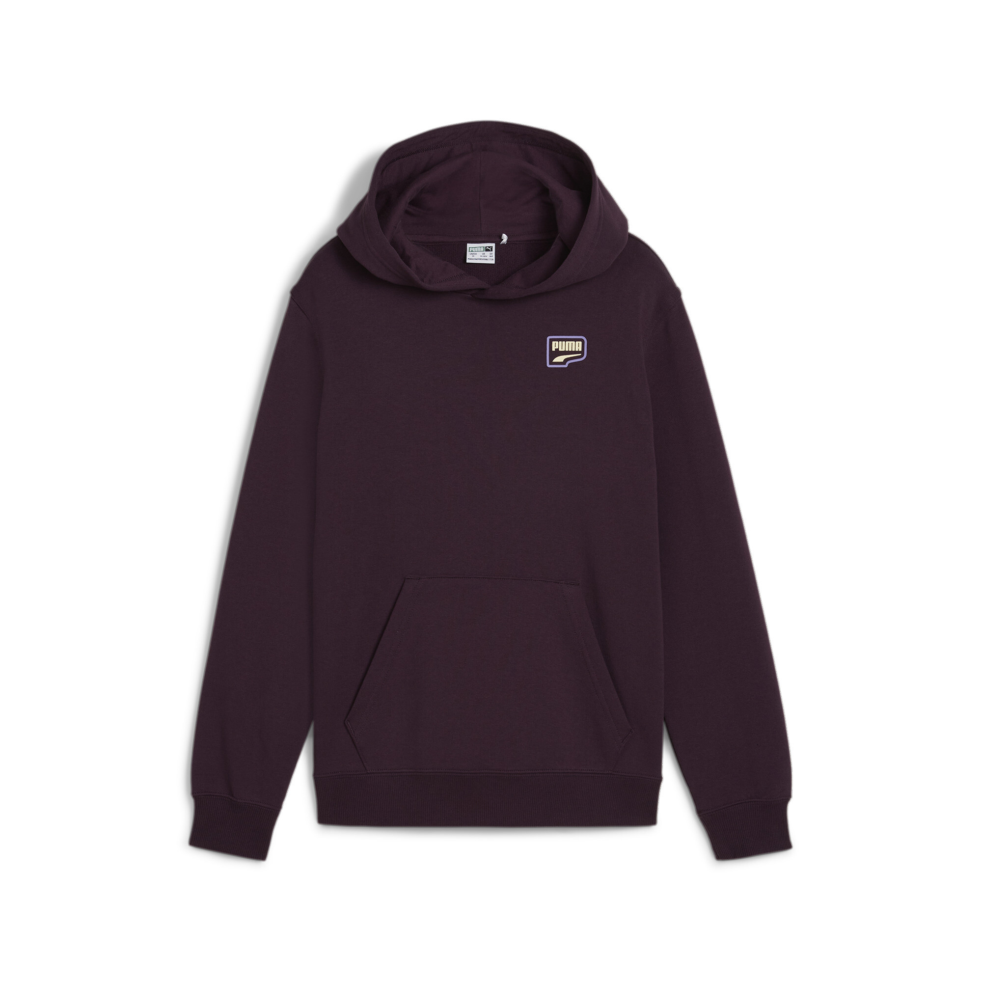 Puma DOWNTOWN Graphic Hoodie Teenager Für Herren Für Damen Für Kinder | Mit Print | Midnight Plum | Größe: 7-8Y