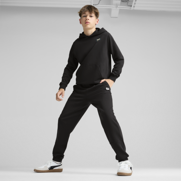 DOWNTOWN Sweatpants Youth, PUMA Black, large-MEX
