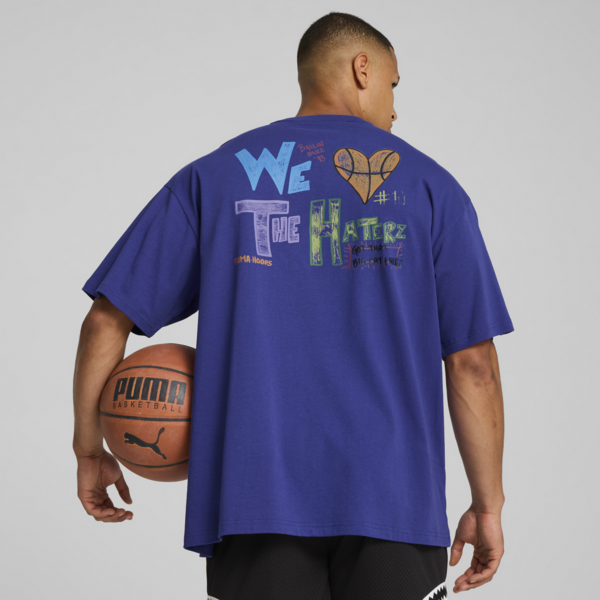 Remera de basketball Getting Crafty 4, Lapis Lazuli, large-ARG