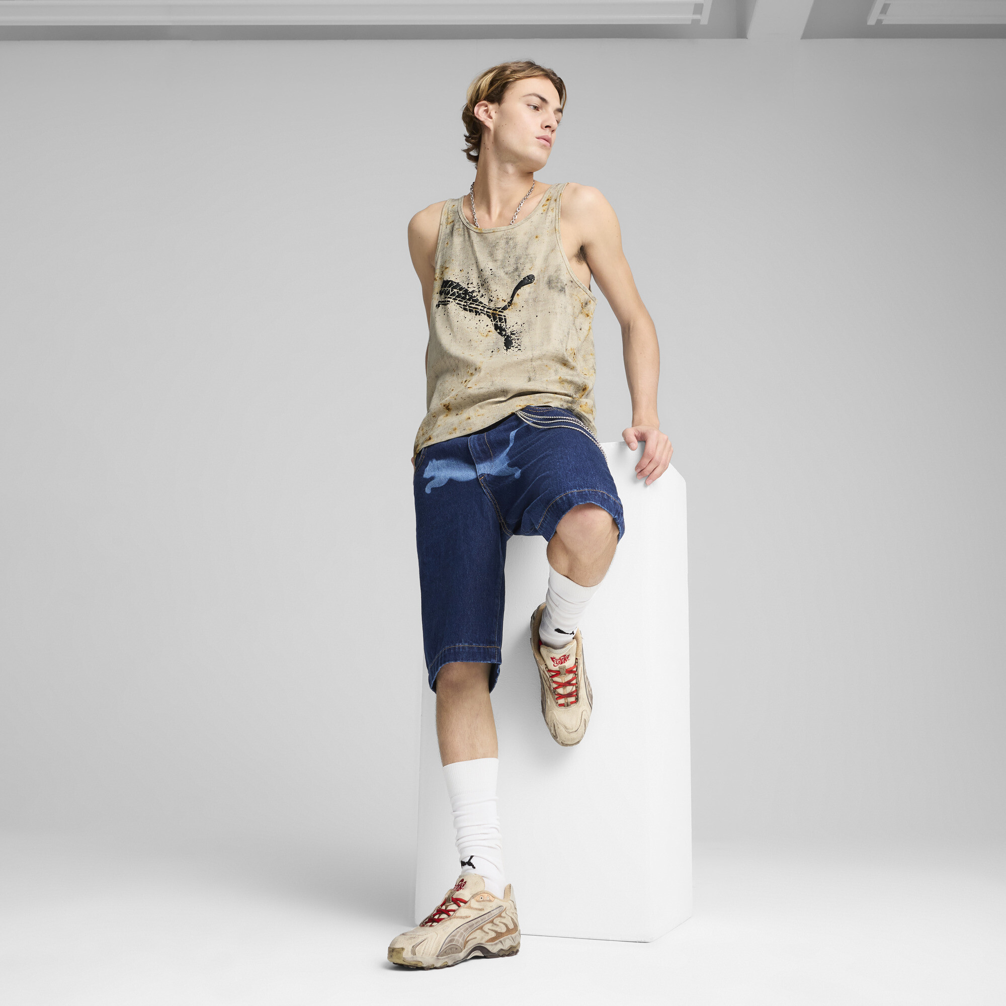 A$AP ROCKY X Puma Tank Top, Beige, Size XS, Clothing