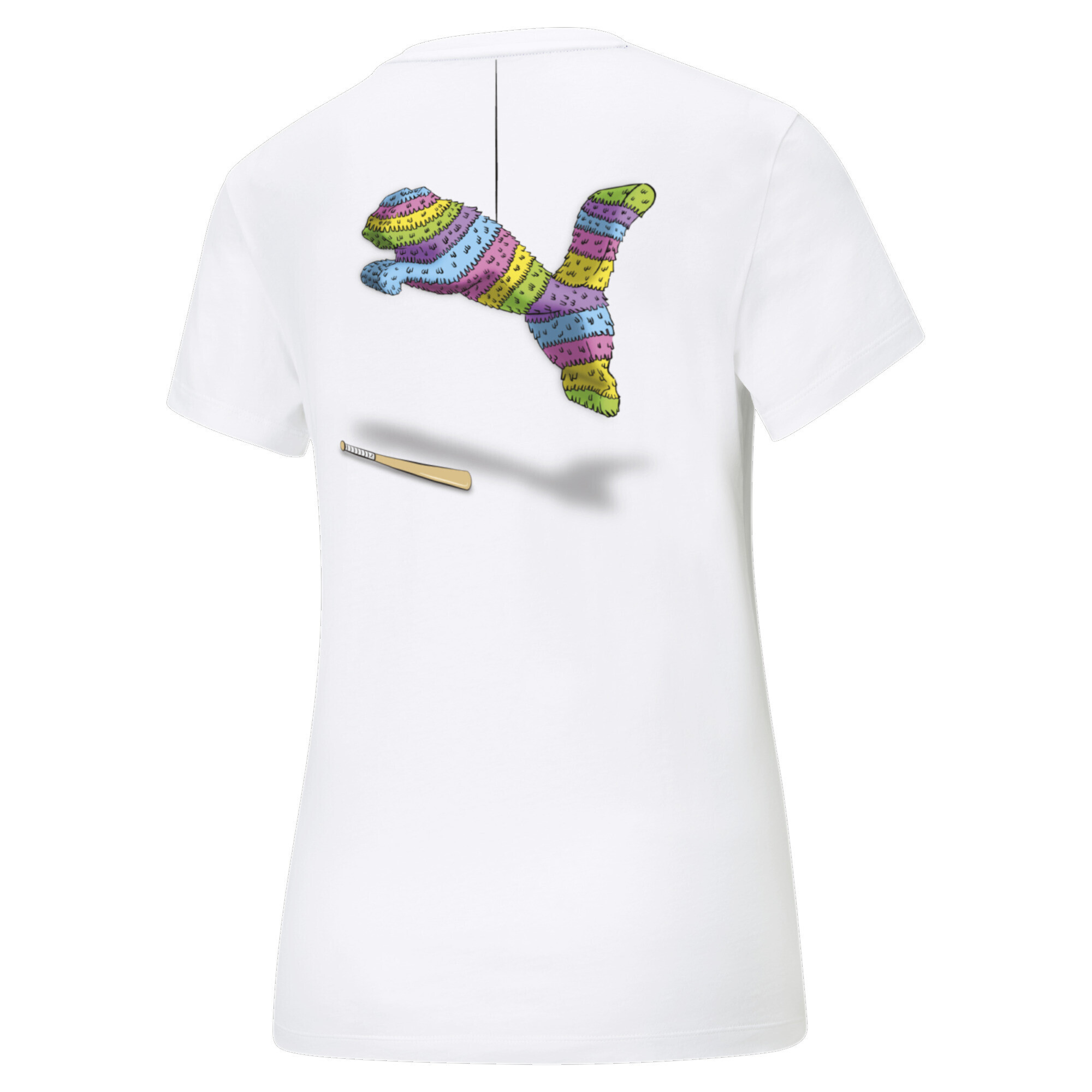 Playera Mujer Piñata en Talla XXS en Blanco | PUMA