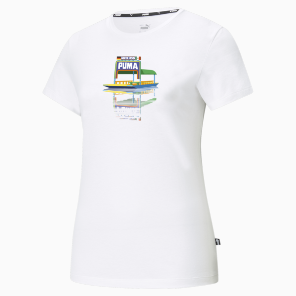 TRAJINERA Women's Tee, PUMA White, large-MEX