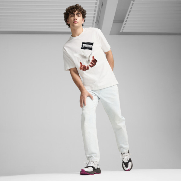 PUMA x MÁS TIEMPO Tee Men, PUMA White, large-ZAF