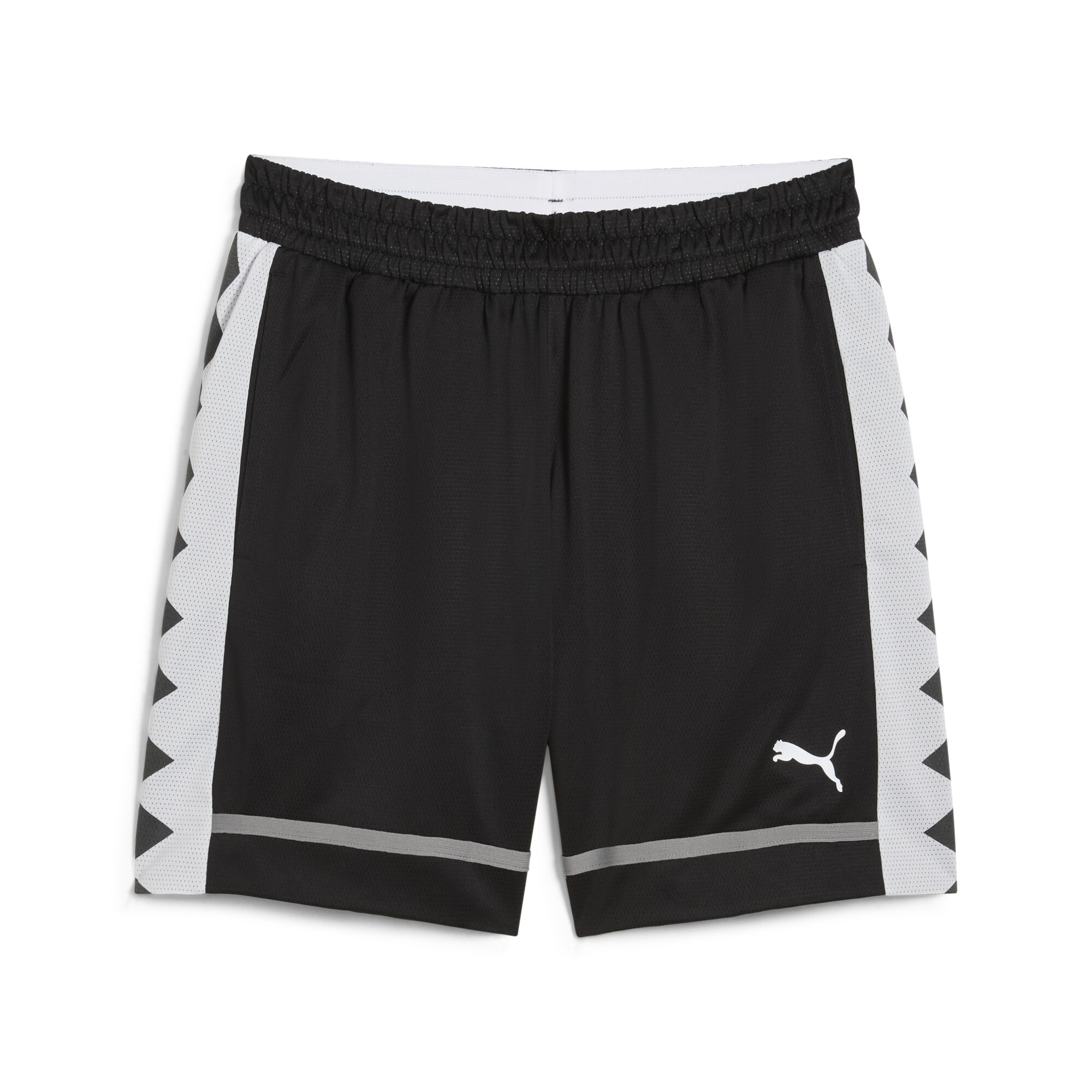 Puma The All Jaws Basketball-Shorts Herren | Mit Plain | Black/Stormy Slate | Größe: XXL