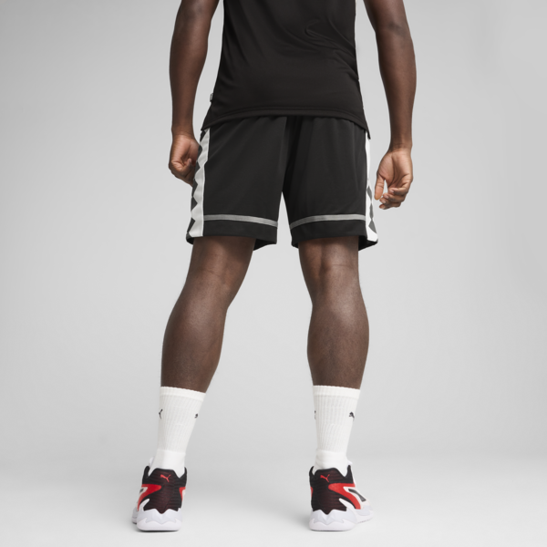 Shorts de basketball The All Jaws para hombre, PUMA Black-Stormy Slate, large-ARG