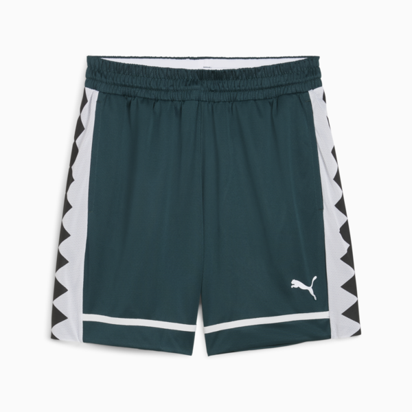 Shorts de basketball The All Jaws para hombre, Green Terrain, large-ARG