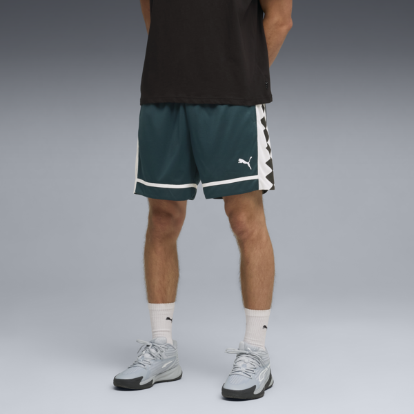 Shorts de basketball The All Jaws para hombre, Green Terrain, large-ARG