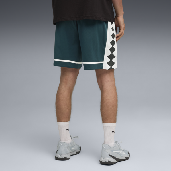 Shorts de basketball The All Jaws para hombre, Green Terrain, large-ARG