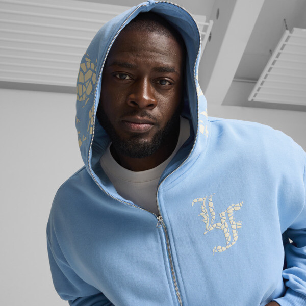 PUMA HOOPS x LAFRANCE Mosaic Full Zip Sweat Jacket Men blue PUMA