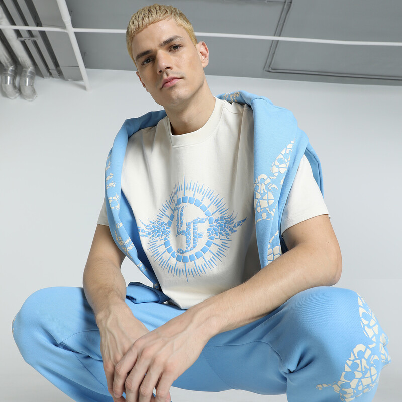 Men's PUMA HOOPS X LAFRANCÉ Mosaic Relaxed Fit Basketball Tee