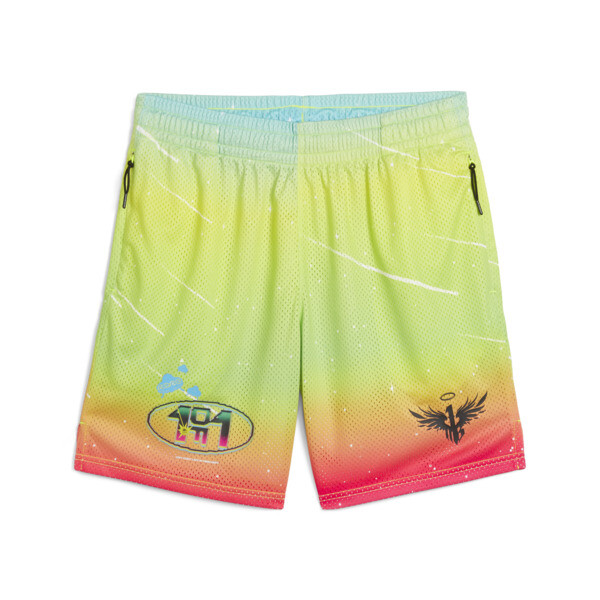 Shorts de baloncesto MELO 1Love para hombre, Yellow Alert, large-ARG