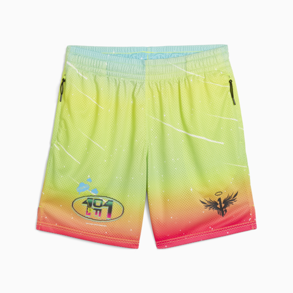 Shorts de basketball MELO 1Love para hombre, Yellow Alert, large-ARG