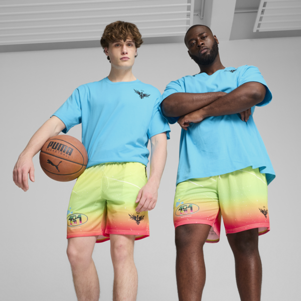 MELO 1Love Basketball Shorts Men, Yellow Alert, swatch-ZAF