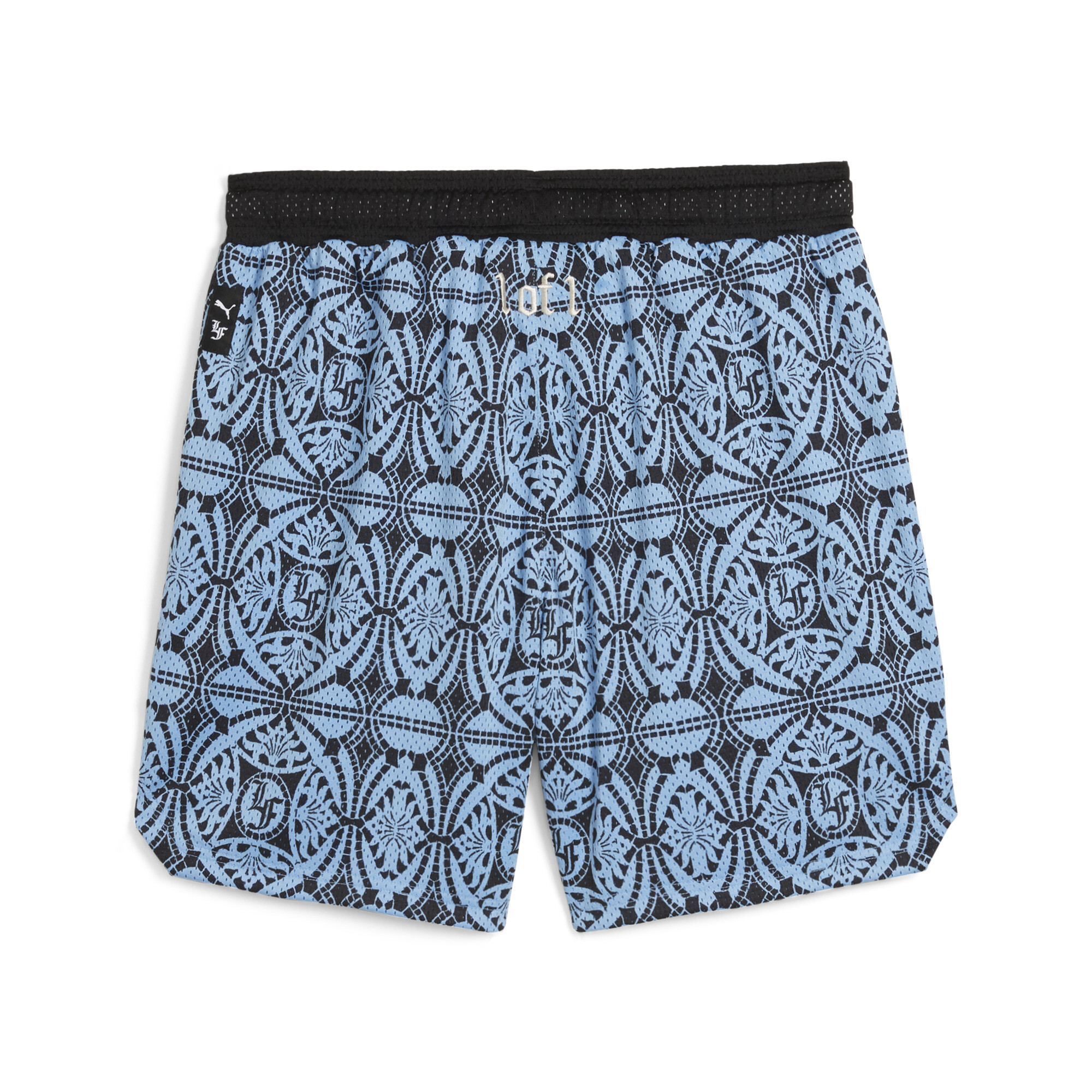 Men's Puma HOOPS X LAFRANCÉ Mosaic Shorts, Blue, Size XL, Clothing