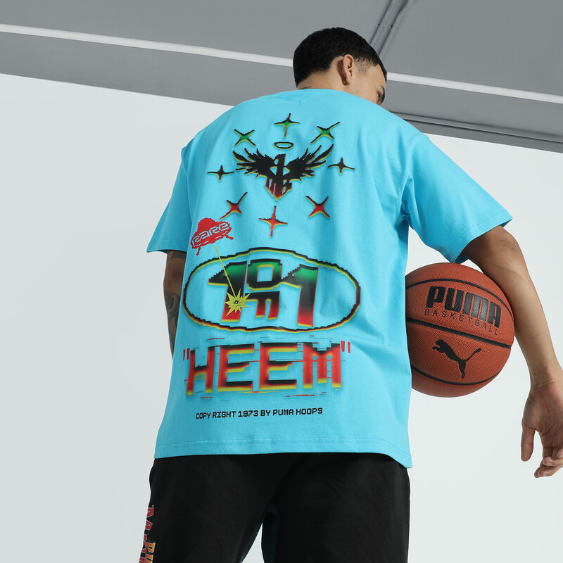 

Men's PUMA MELO 1Love Oversized Fit Basketball Tee