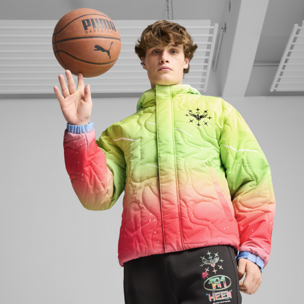 Campera de basquet MELO 1Love para hombre, Yellow Alert, large-ARG
