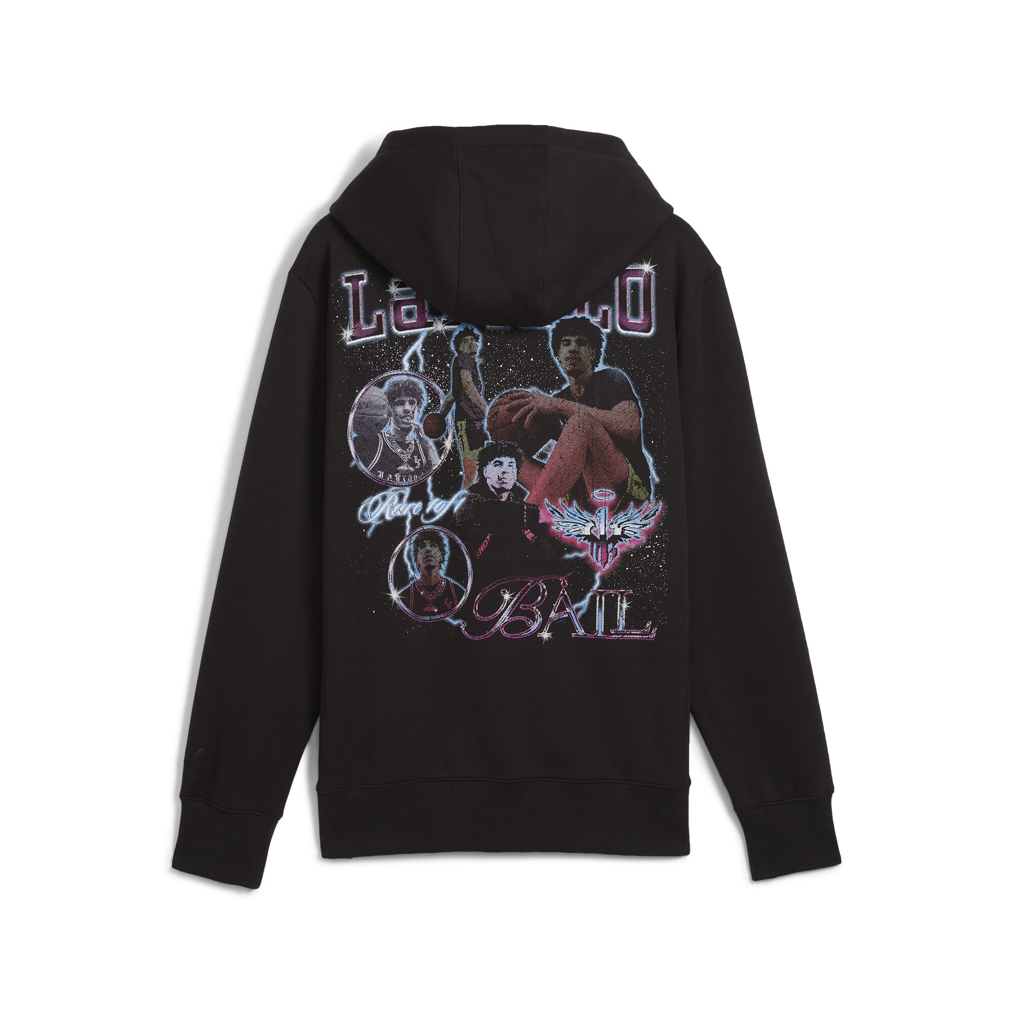 Iridescent Hornets basketbalhoodie voor Heren, Zwart, Maat 4XL | PUMA