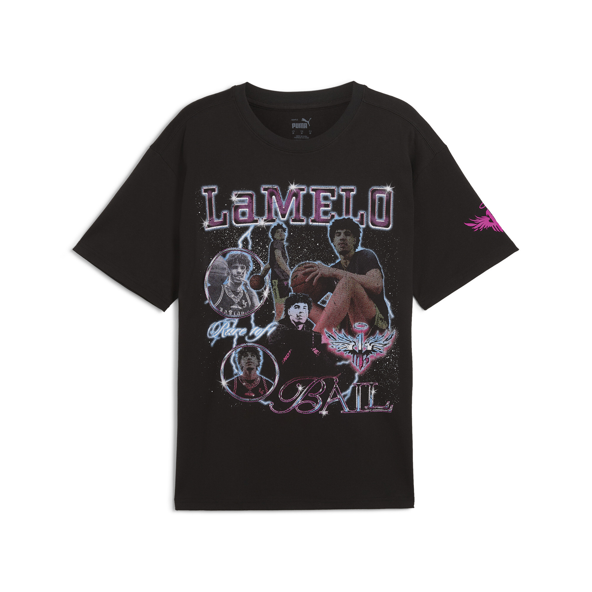 メンズ バスケットボール シグネチャー MELO IRIDESCENT HORNETS 半袖 Tシャツ