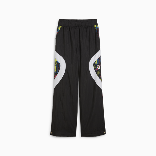 Pantalones deportivos STEWIE TOKYO para mujer, PUMA Black-AOP, large-ARG