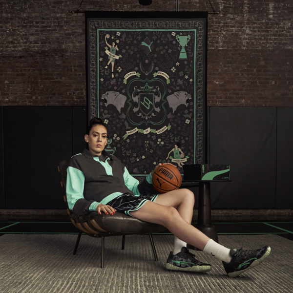 Shorts de basketball PUMA HOOPS x HARRY POTTER™ para mujer, PUMA Black-AOP, large-ARG