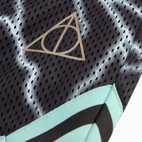 Shorts de basketball PUMA HOOPS x HARRY POTTER™ para mujer, PUMA Black-AOP, large-ARG