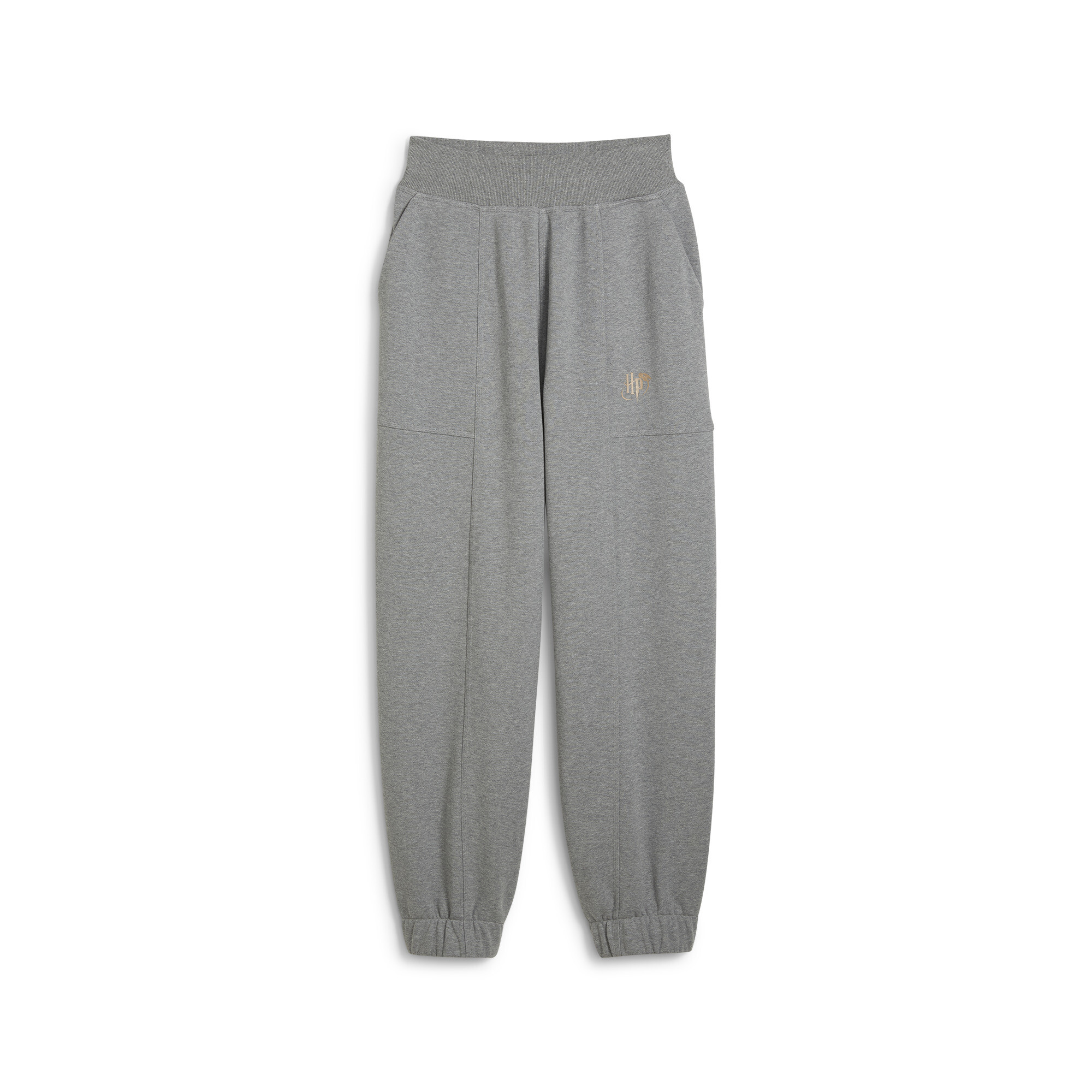 Puma HOOPS x HARRY POTTER™ Jogginghose II Damen | Mit Plain | Medium Gray Heather | Größe: XL