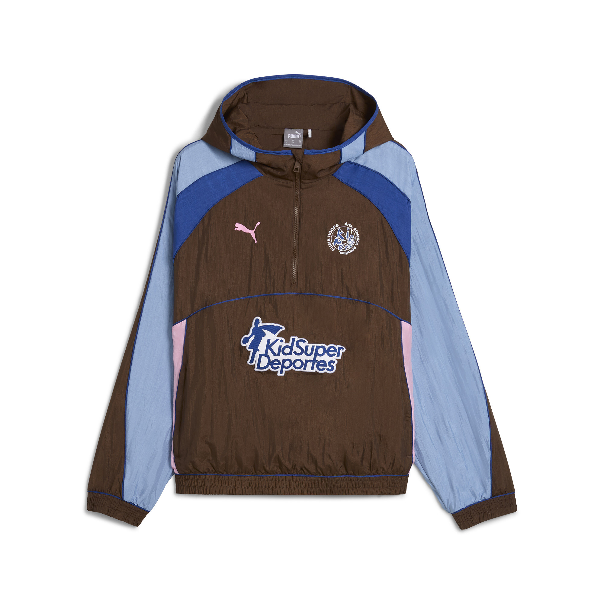 Puma HOOPS X KIDSUPER Track Jacket, Brown, Size 3XL, Clothing