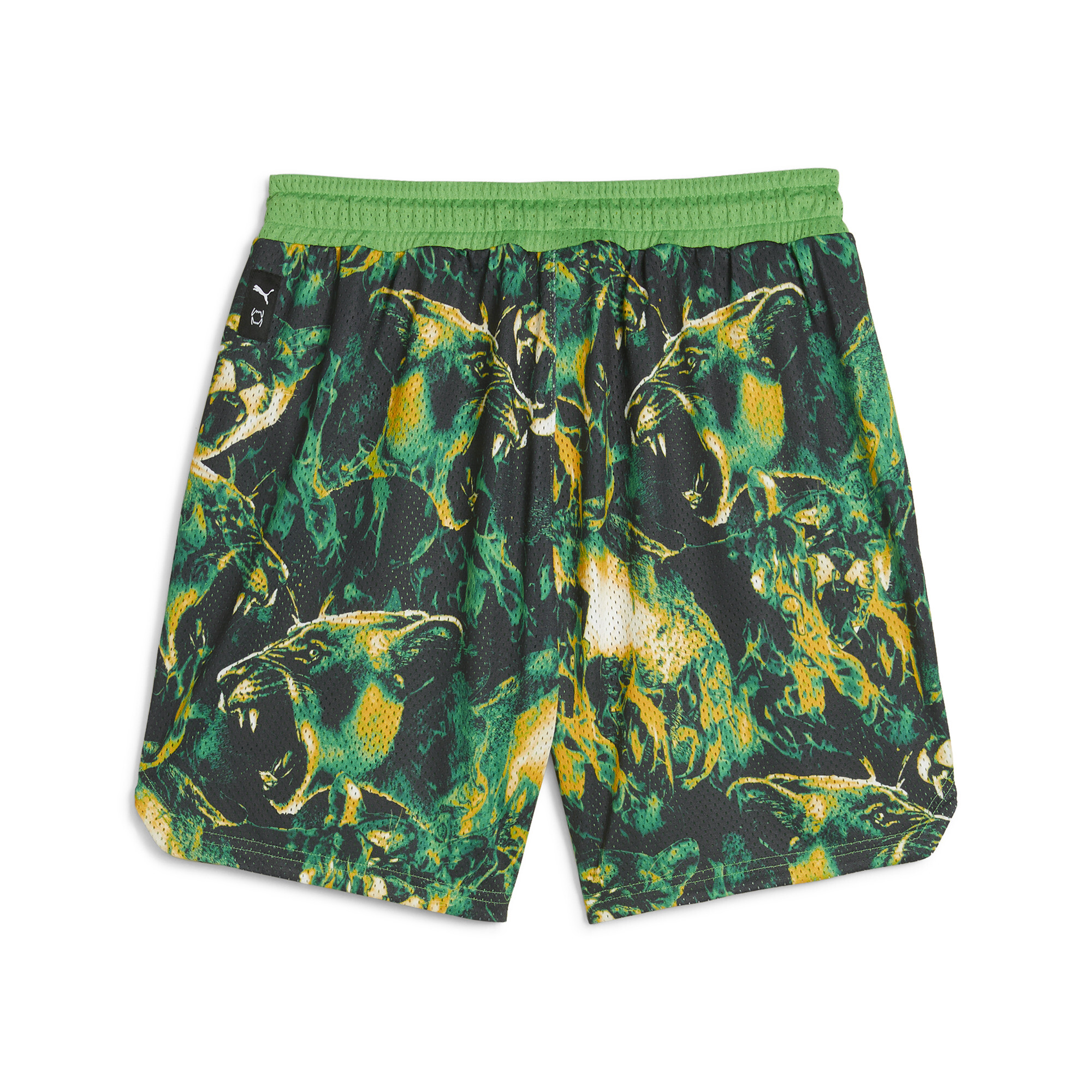 Men's Puma HOOPS X 2k Shorts, Green, Size XS, Clothing