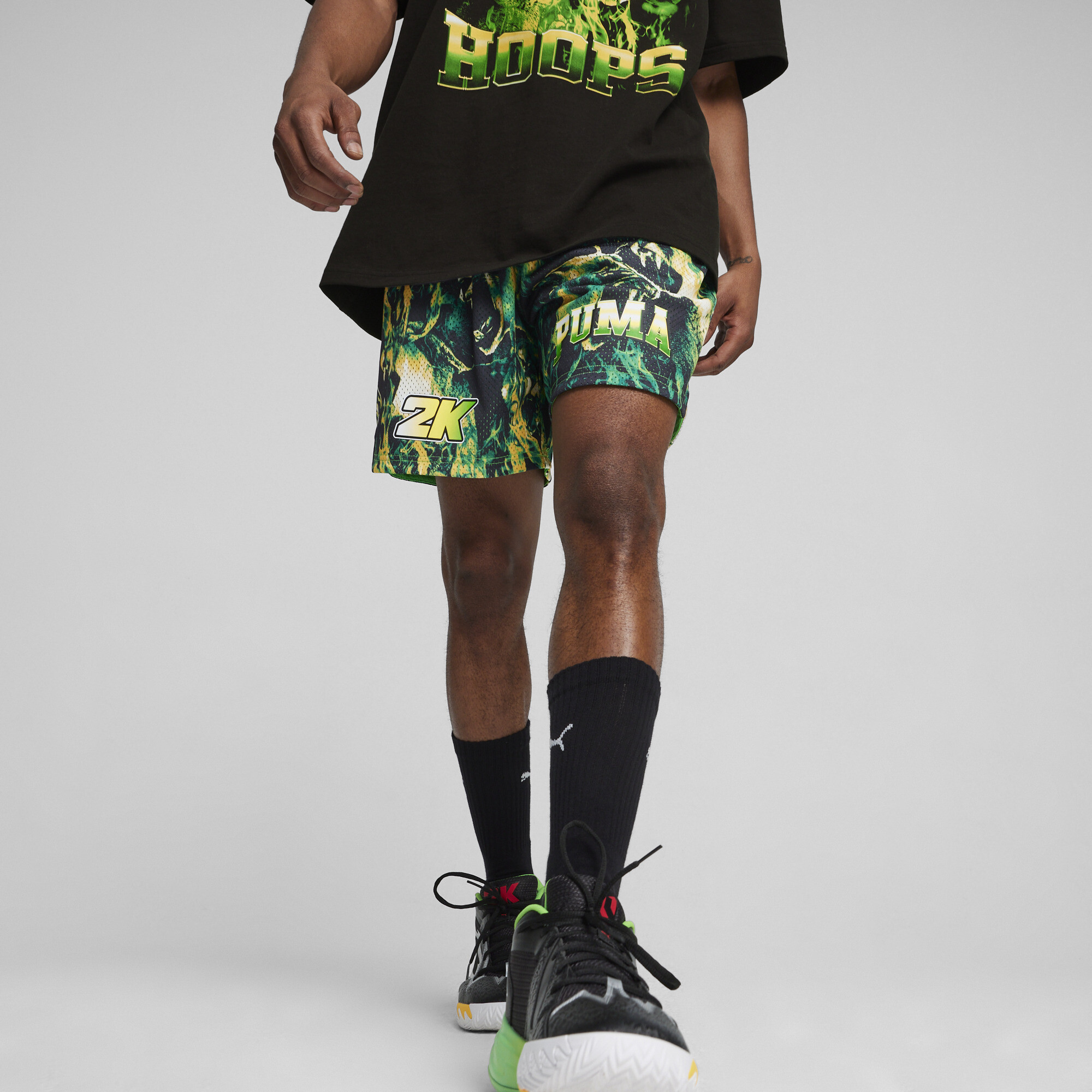 PUMA HOOPS x 2k Shorts green PUMA South Africa