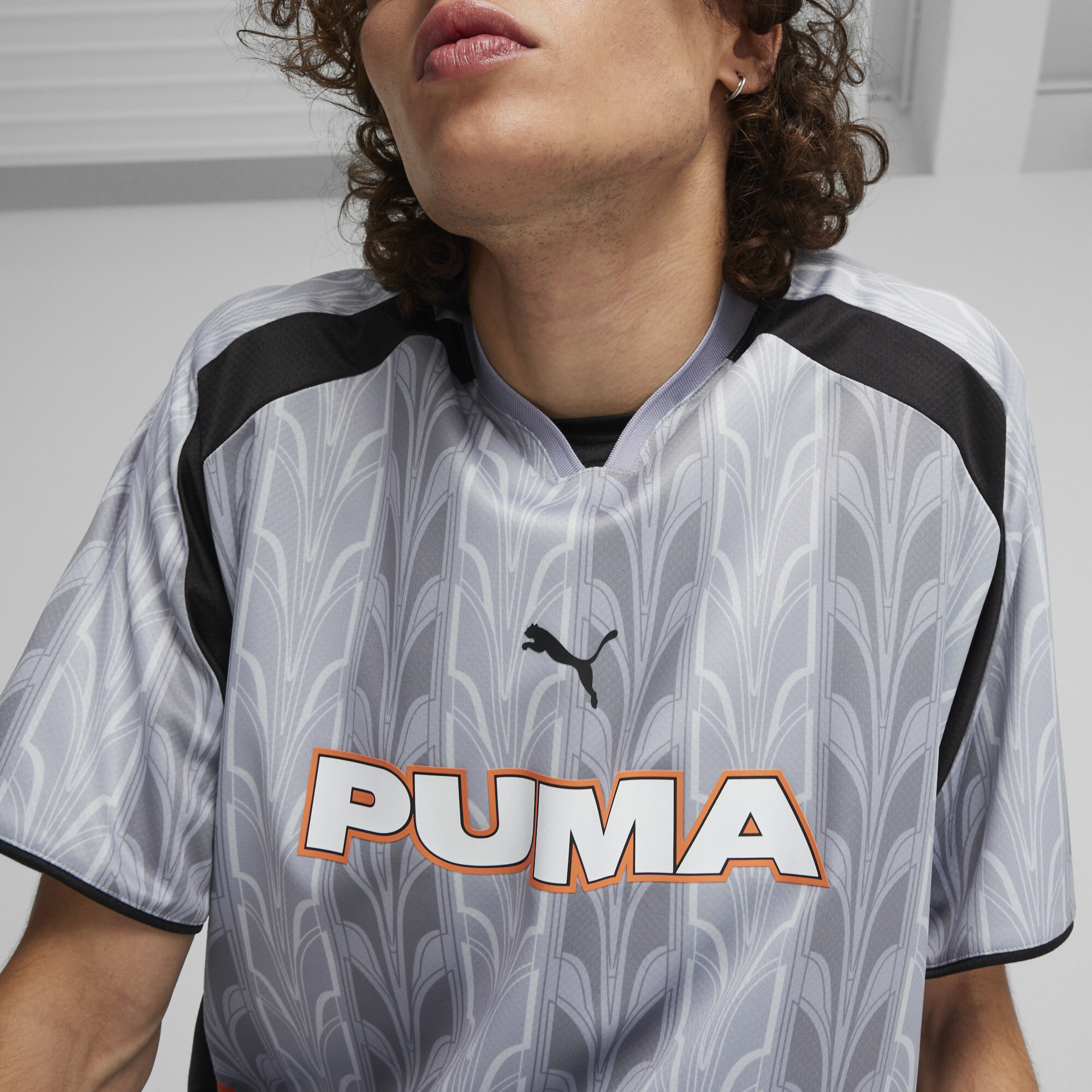 Puma FOOTBALL JERSEY, Gray, Size M, Clothing