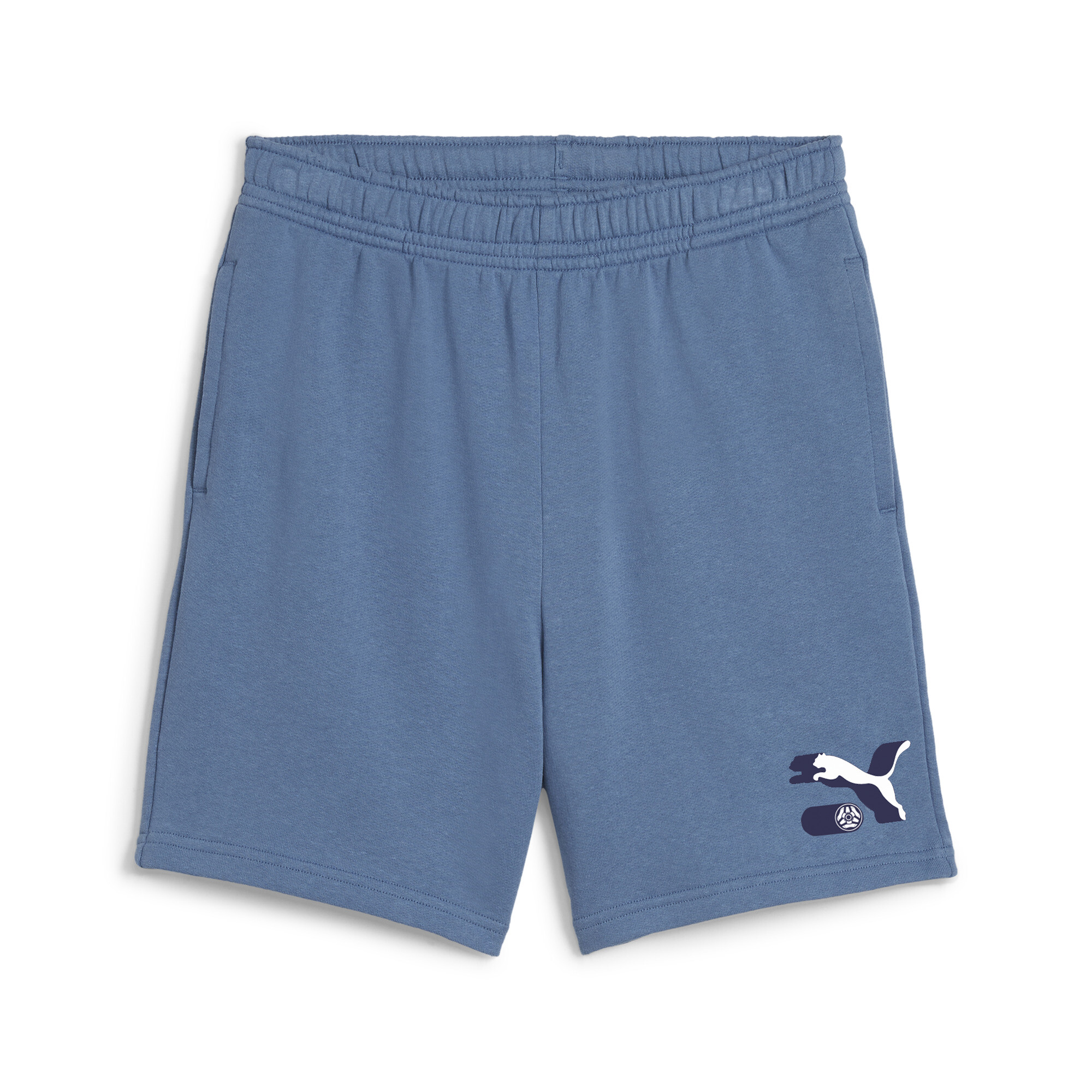 PUMA X ROCKET LEAGUE Shorts In Blue, Size 15-16 Youth, Cotton