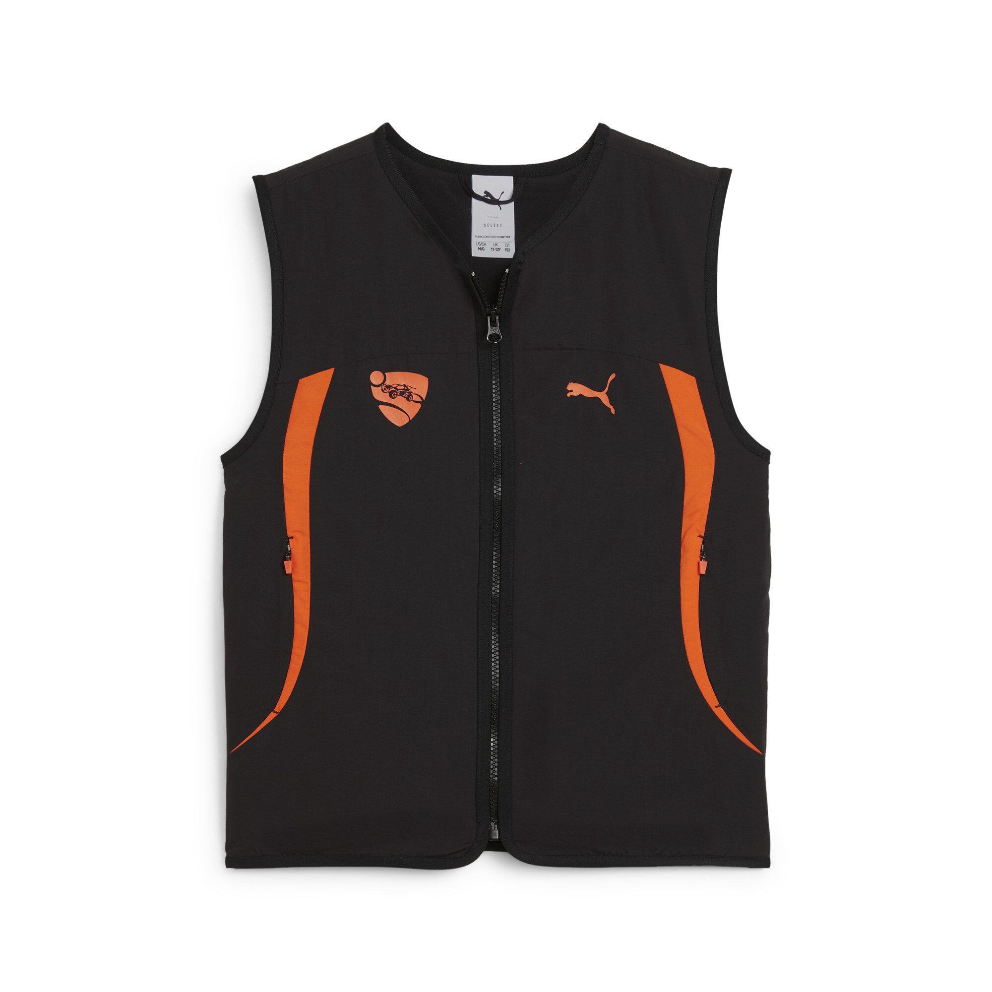 Men's Puma X ROCKET LEAGUE Vest Youth, Black, Size 15-16Y, Clothing