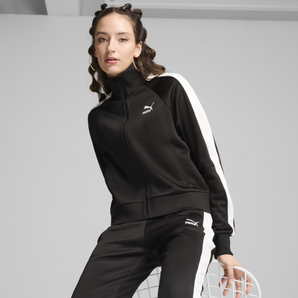 Campera deportiva ICONIC T7 para mujer, PUMA Black, large-ARG
