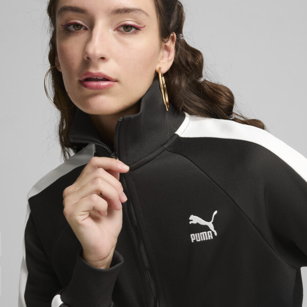 Campera deportiva ICONIC T7 para mujer, PUMA Black, large-ARG